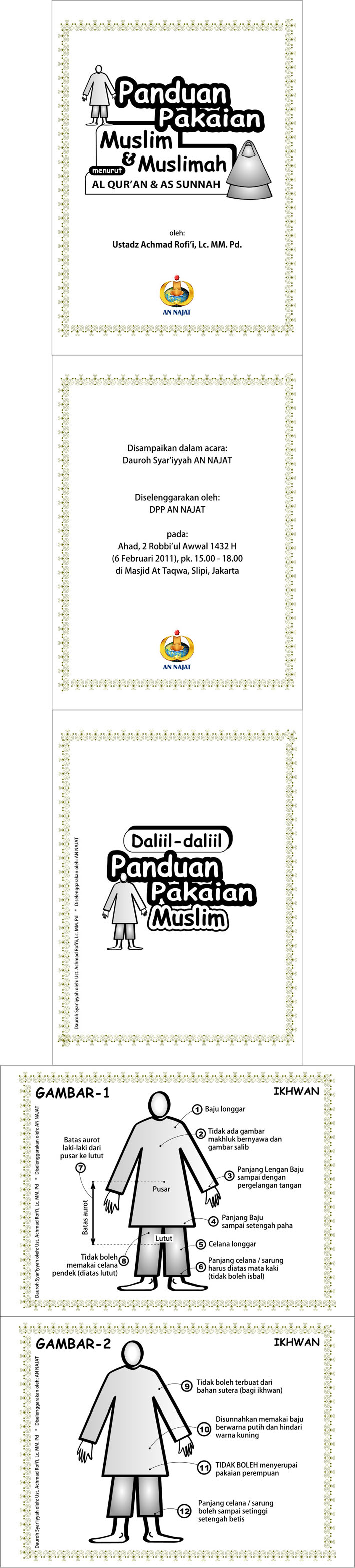 Gambar Panduan Pakaian Muslim